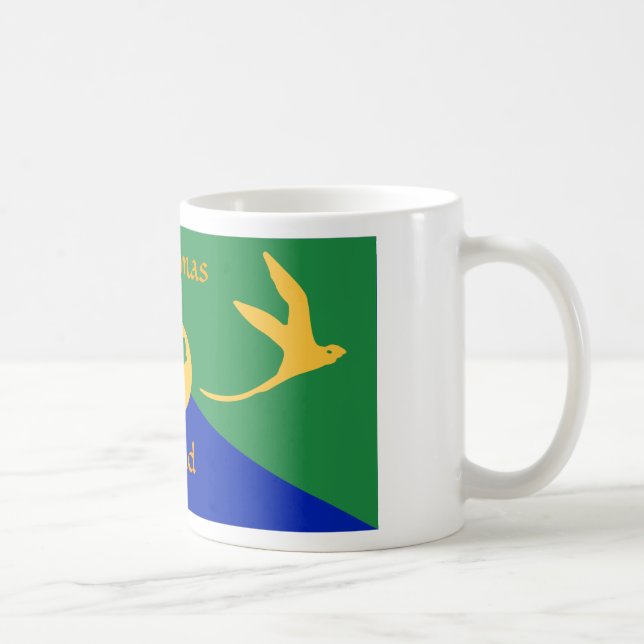 Taza de la bandera de la Isla de Navidad (Derecha)