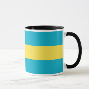 Taza de la bandera de las Bahamas