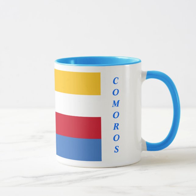 Taza de la bandera de los Comoro (Derecha)