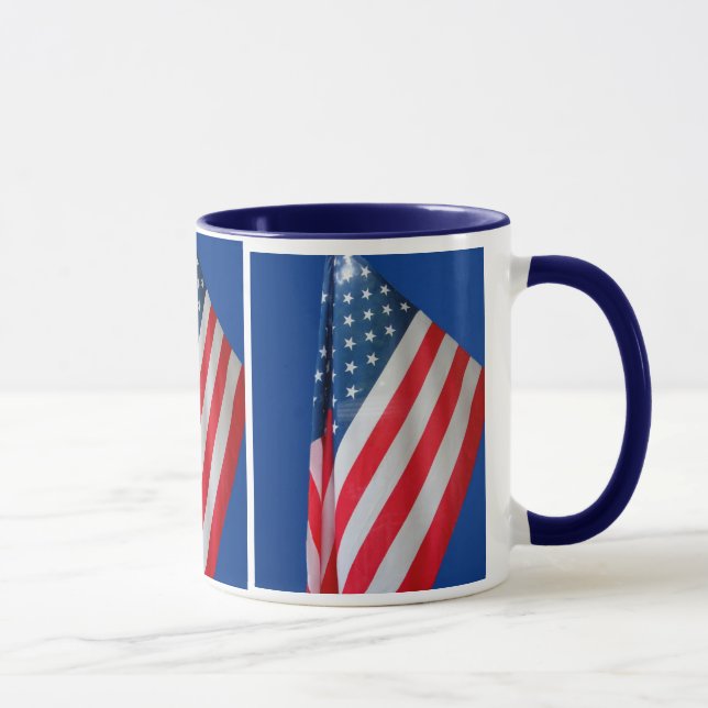 Taza de la bandera de los Estados Unidos de (Derecha)