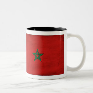 Taza de la bandera de Marruecos