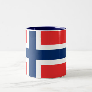 Taza de la bandera de Norweigan