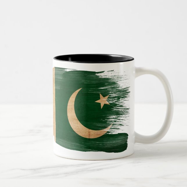 Taza de la bandera de Paquistán (Derecha)