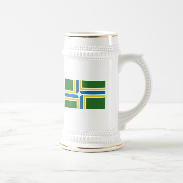 Taza de la bandera de Portland (Derecha)