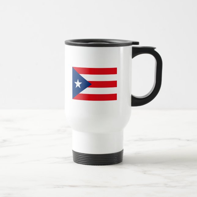 Taza de la bandera de Puerto Rico (Derecha)