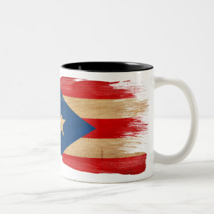 Taza de la bandera de Puerto Rico