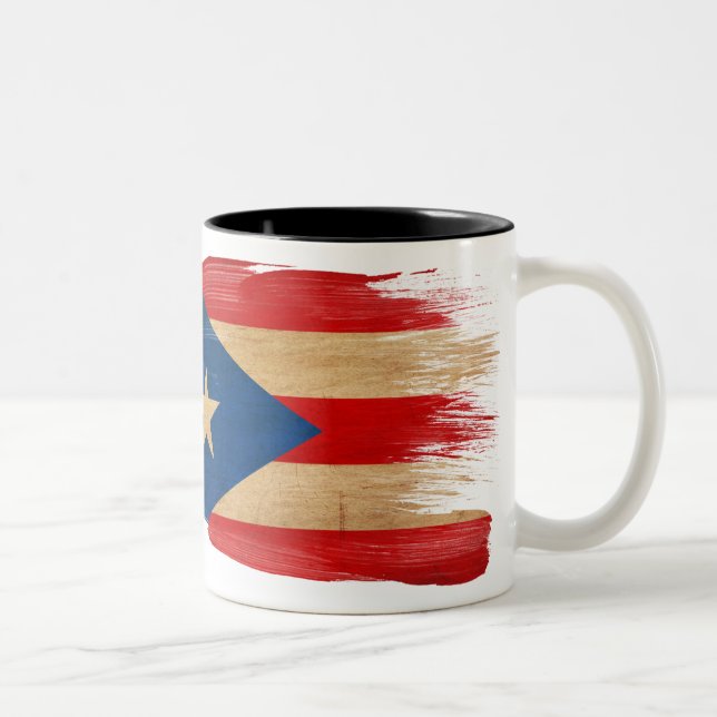 Taza de la bandera de Puerto Rico (Derecha)