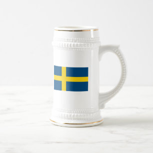 Taza de la bandera de Suecia
