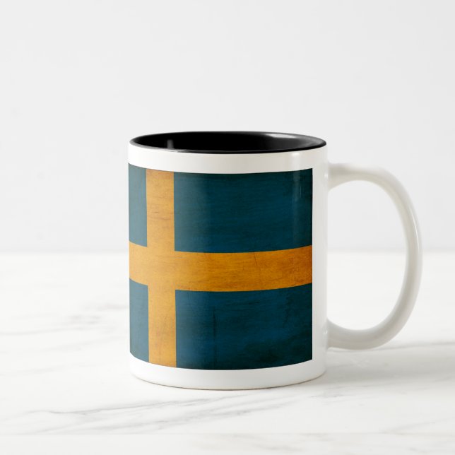Taza de la bandera de Suecia (Derecha)
