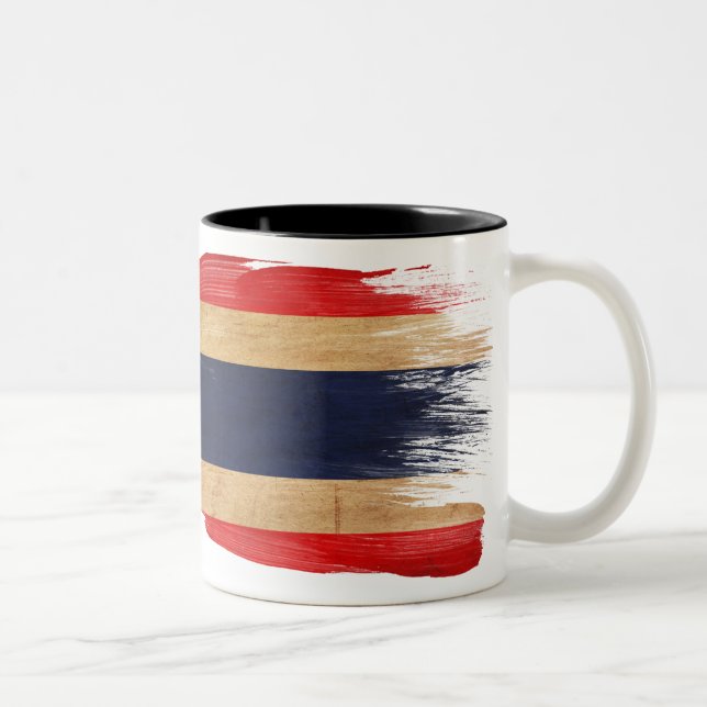Taza de la bandera de Tailandia (Derecha)