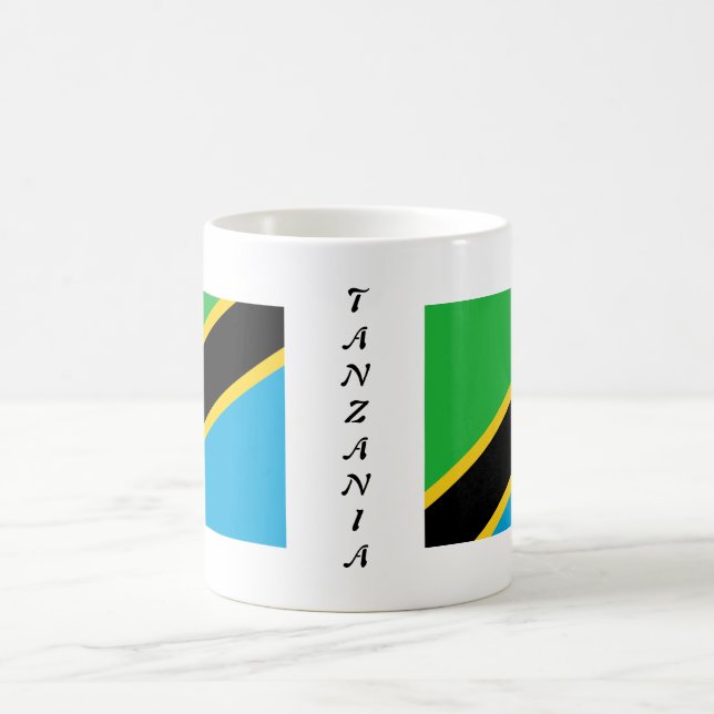 Taza de la bandera de Tanzania (Centro)