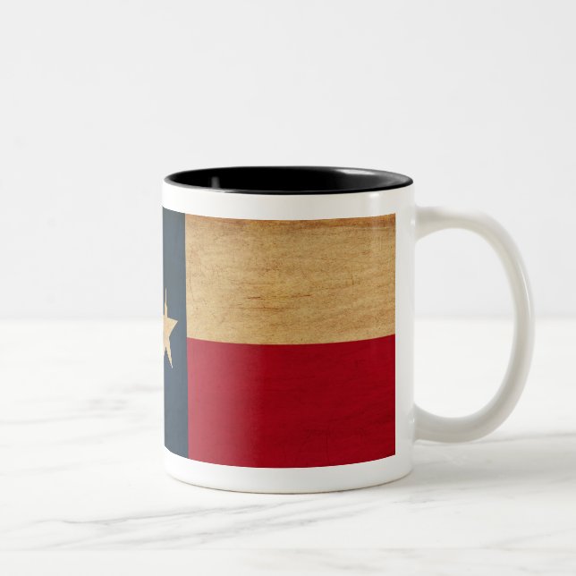 Taza de la bandera de Tejas (Derecha)