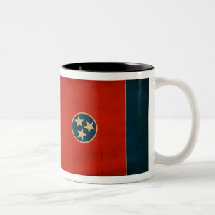 Taza de la bandera de Tennessee