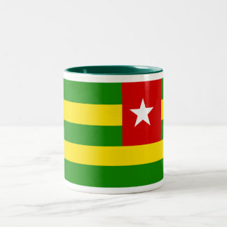 Taza de la bandera de Togo
