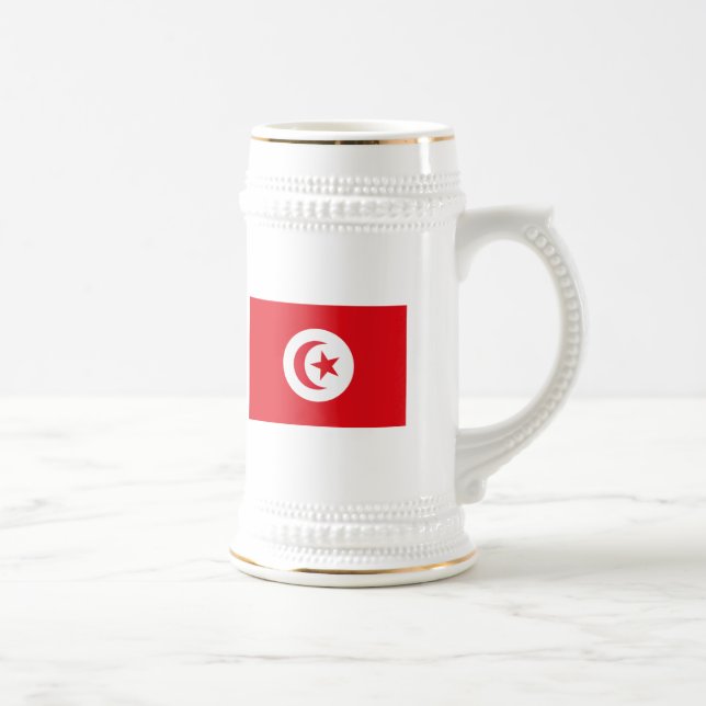 Taza de la bandera de Túnez (Derecha)