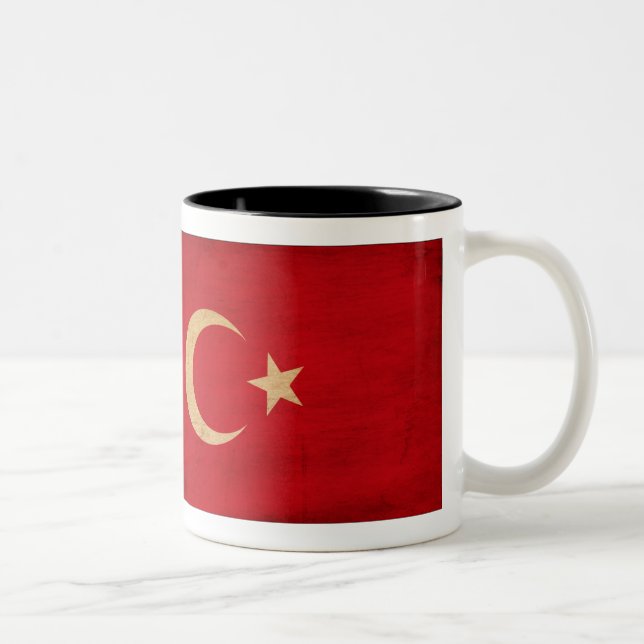 Taza de la bandera de Turquía (Derecha)