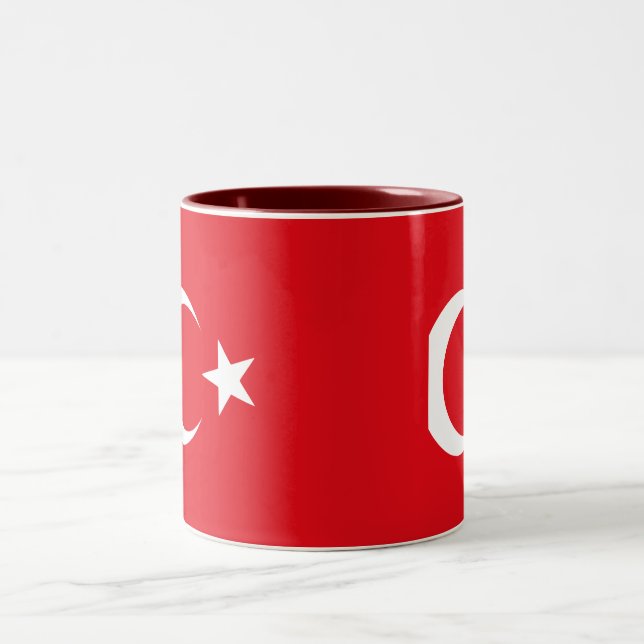 Taza de la bandera de Turquía (Centro)