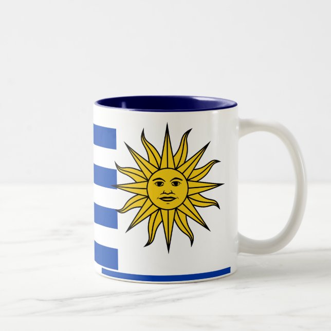Taza de la bandera de Uruguay (Derecha)