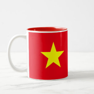 Taza de la bandera de Vietnam
