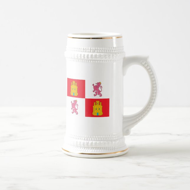 Taza de la bandera del Castile y de León (Derecha)