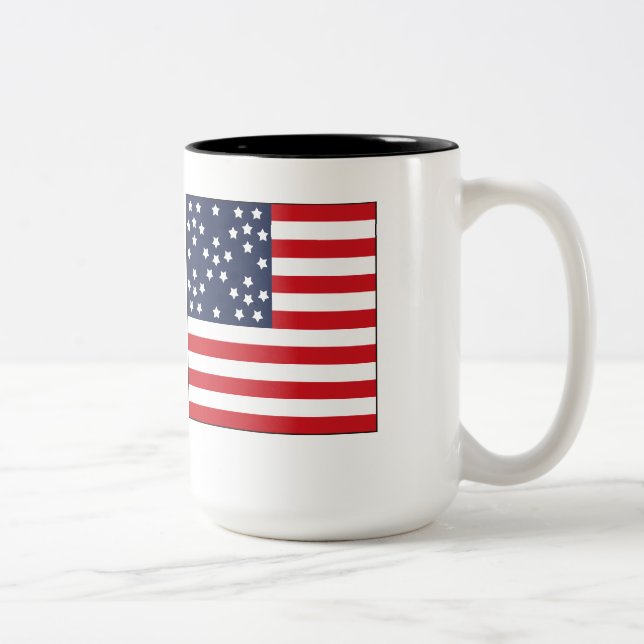 Taza de la bandera del copo de nieve (Derecha)