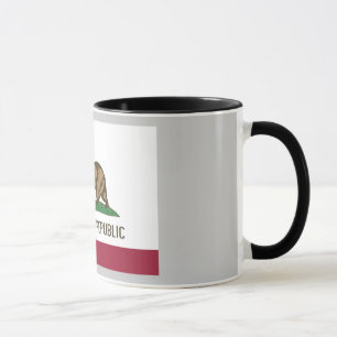 Taza de la bandera del estado de California