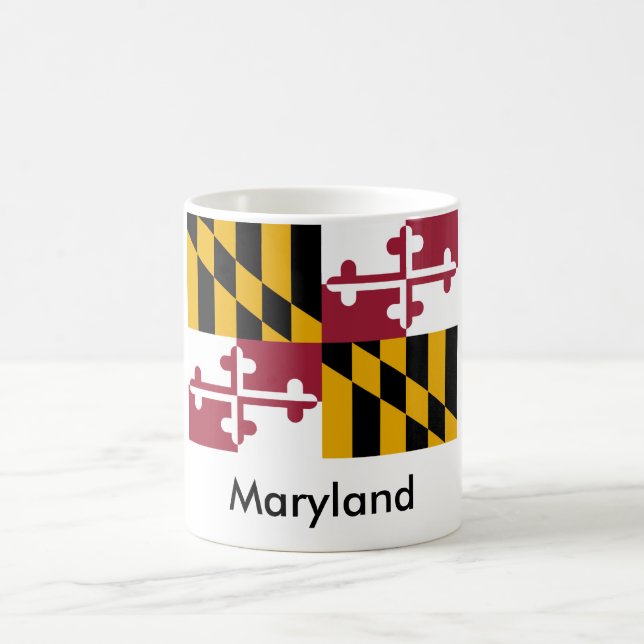Taza de la bandera del estado de Maryland (Centro)
