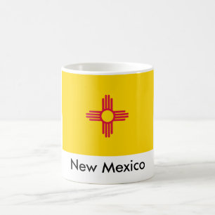 Taza de la bandera del estado de New México