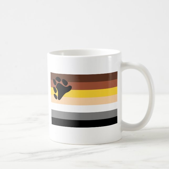 Taza de la bandera del oso (Derecha)