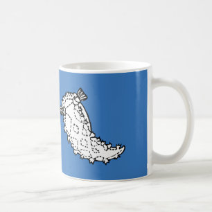 Taza de la barra de la impresión del nudibranch de