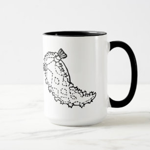 Taza de la barra de la impresión del nudibranch de