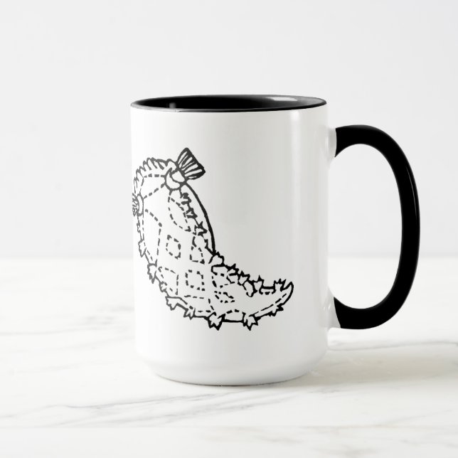 Taza de la barra de la impresión del nudibranch de (Derecha)
