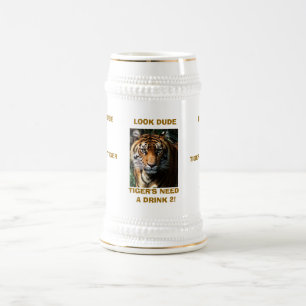 TAZA DE LA BEBIDA DEL TIGRE