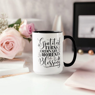 Taza de la Bendición de la Gratitud