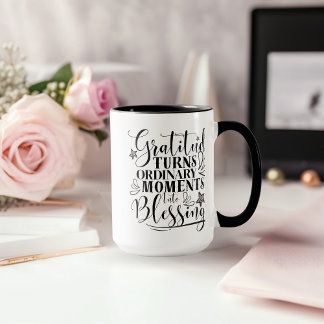 Taza de la Bendición de la Gratitud