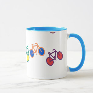 Taza de la bicicleta del vintage