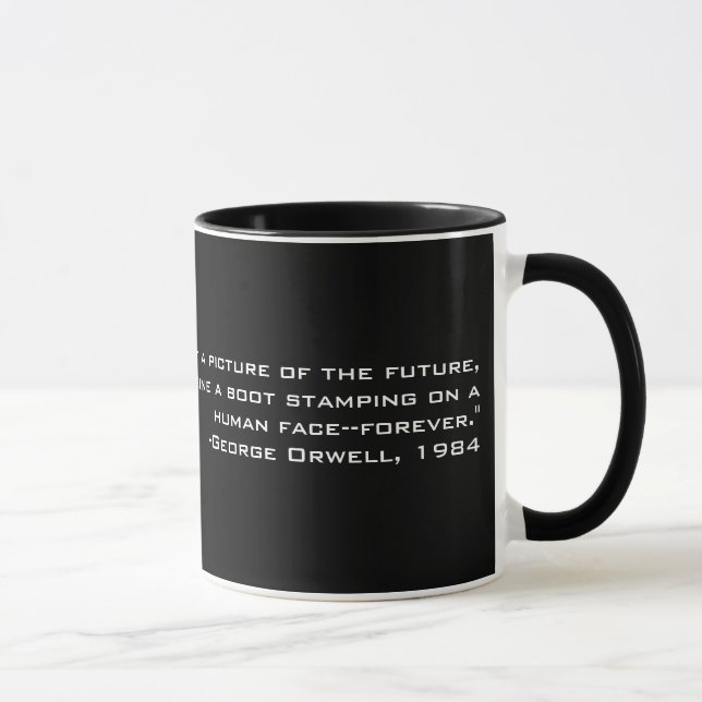 Taza de la bota de Orwell (Derecha)