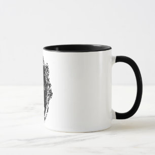 Taza de la brocha del zombi