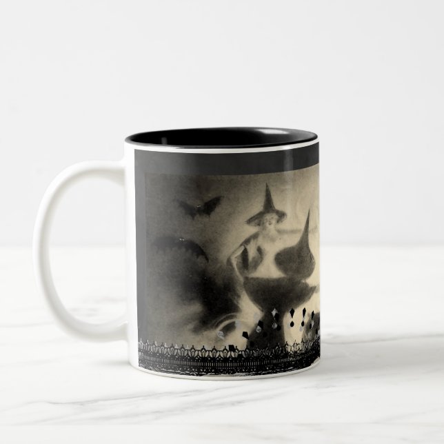 Taza de la bruja del vintage (Izquierda)