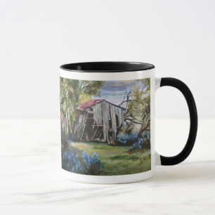 Taza de la cabaña del Bluebonnet