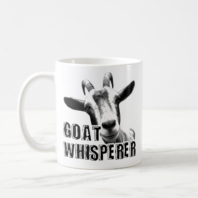 Taza de la cabra - taza de café del Whisperer de (Izquierda)