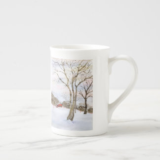 Taza de la caja de la porcelana de hueso de la