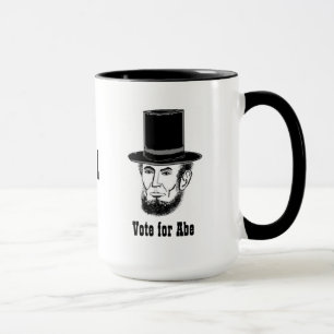 Taza de la campaña de Abe Lincoln