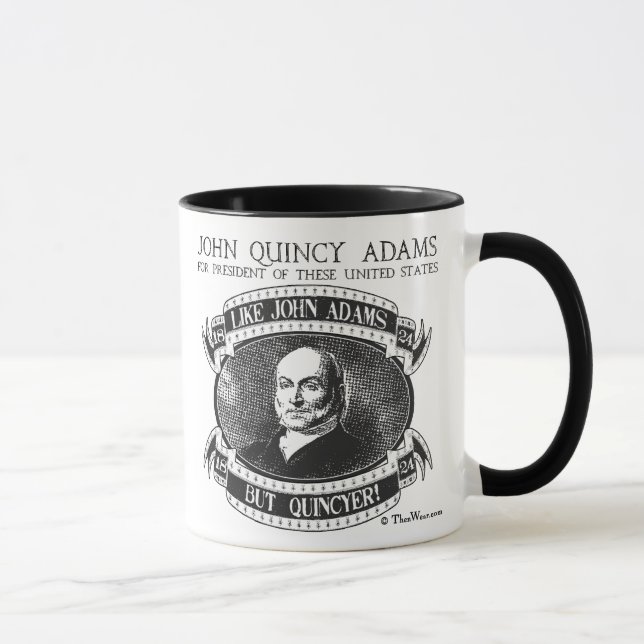 Taza de la campaña de John Quincy Adams 1824 (Derecha)