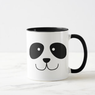 Taza de la cara de la panda