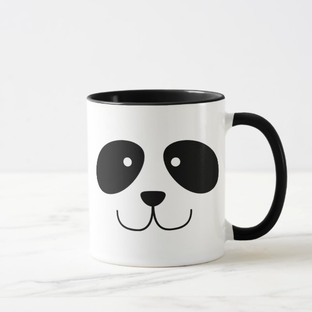 Taza de la cara de la panda (Derecha)