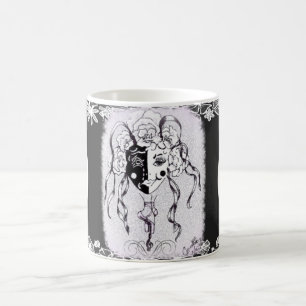 Taza de la cara del bailarín de ballet