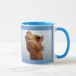 Taza de la cara del camello
