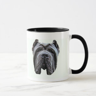 Taza de la cara del mastín de Neopolitan