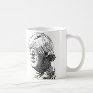 Taza de la caricatura de Boris Johnson